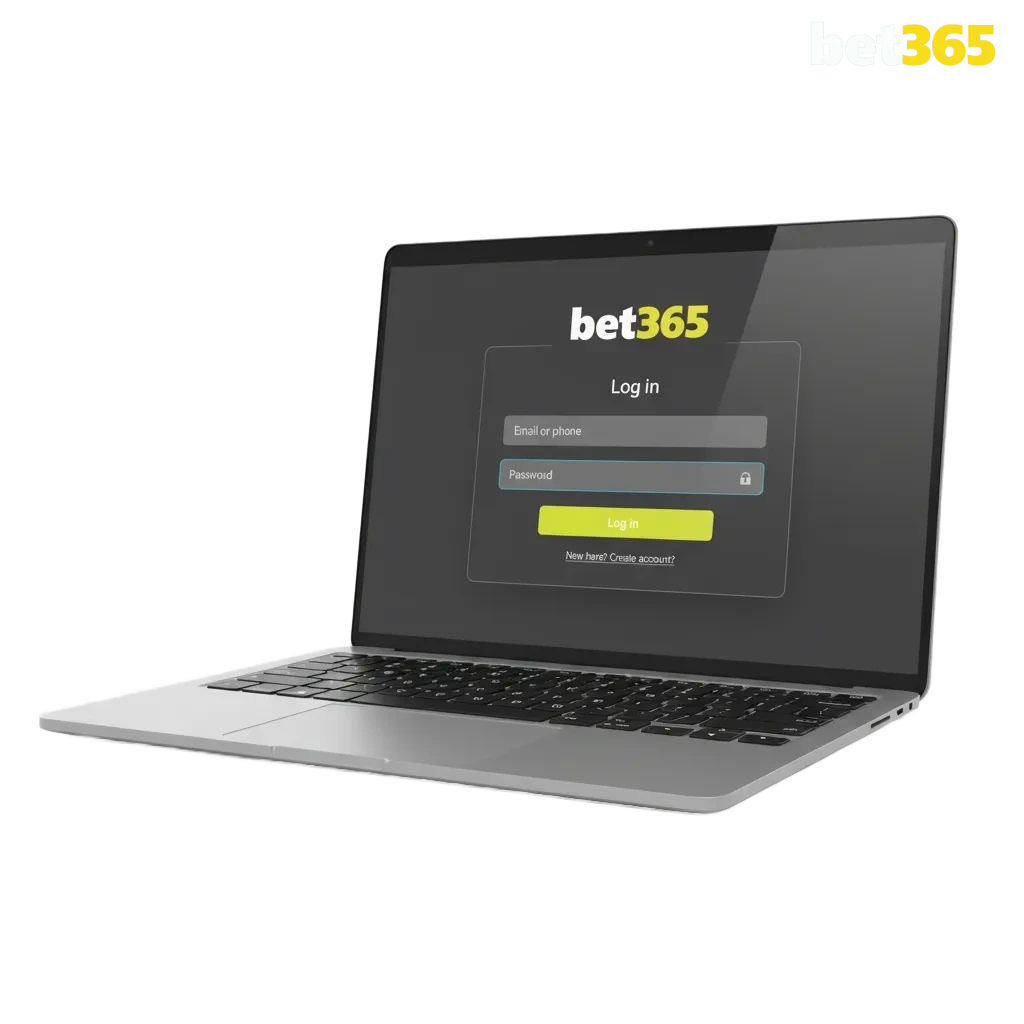 Tela de login da Bet365 no Brasil, com e-mail/usuário, senha e 2FA para acessar apostas e cassino