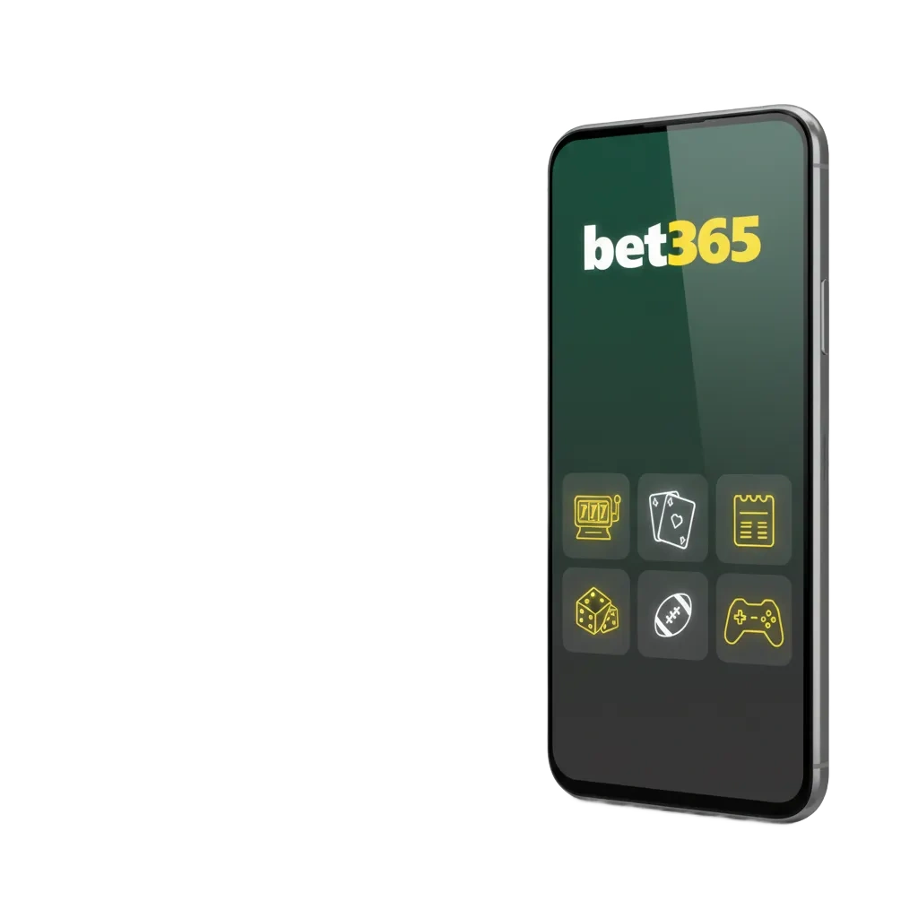Smartphone exibindo app Android de apostas esportivas e cassino; instalação rápida, login e saque pelo celular.