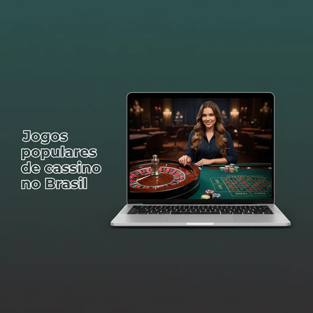 Montagem de slots, roleta e blackjack destacando jogos de cassino populares no Brasil