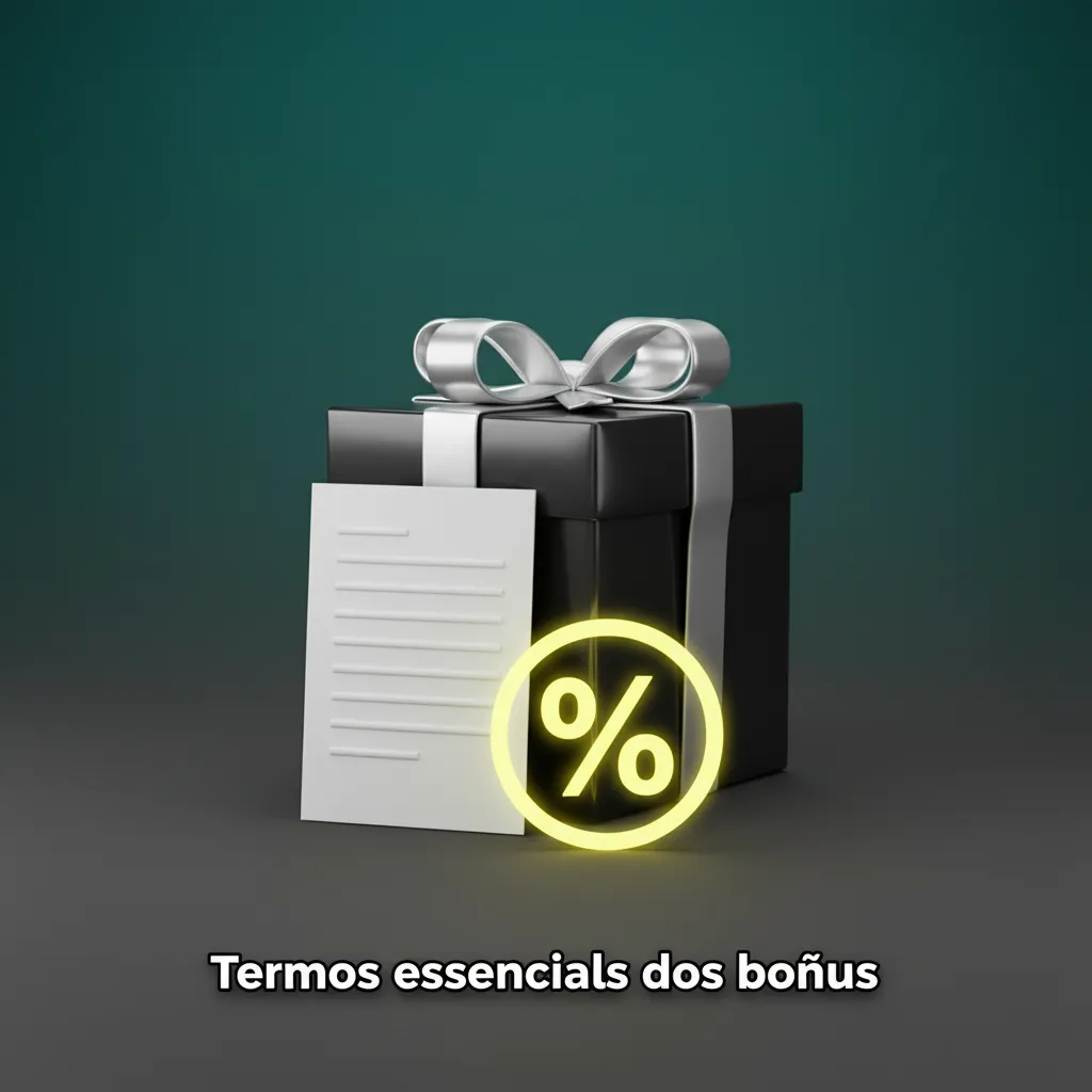 Infográfico 'Termos essenciais dos bônus': 18+, um bônus por conta, verificação, cota mínima, prazos e restrições.