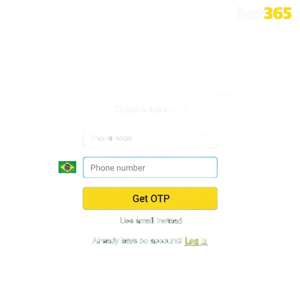 Página de cadastro Bet365 no Brasil com login, verificação e bônus de 50% em créditos de aposta até R$500